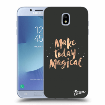 Picasee silikonový průhledný obal pro Samsung Galaxy J7 2017 J730F - Make today Magical