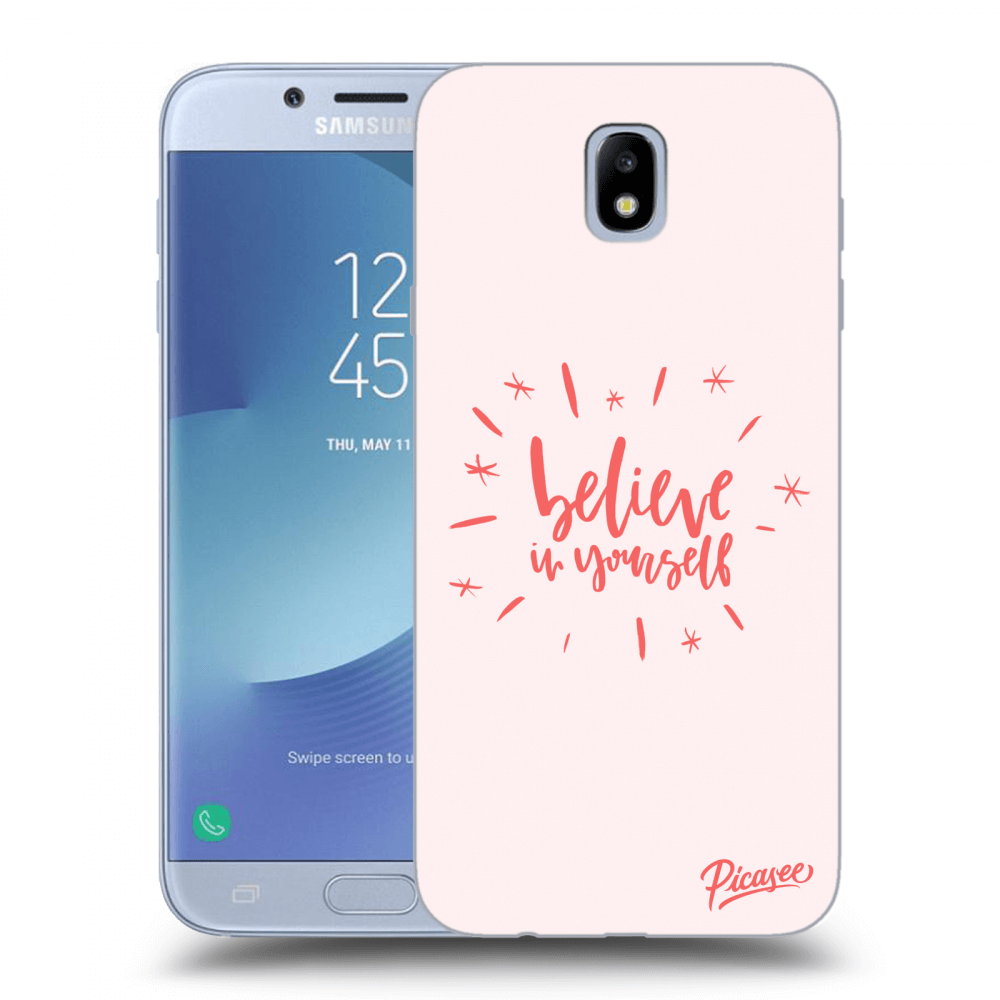 Picasee silikonový průhledný obal pro Samsung Galaxy J7 2017 J730F - Believe in yourself