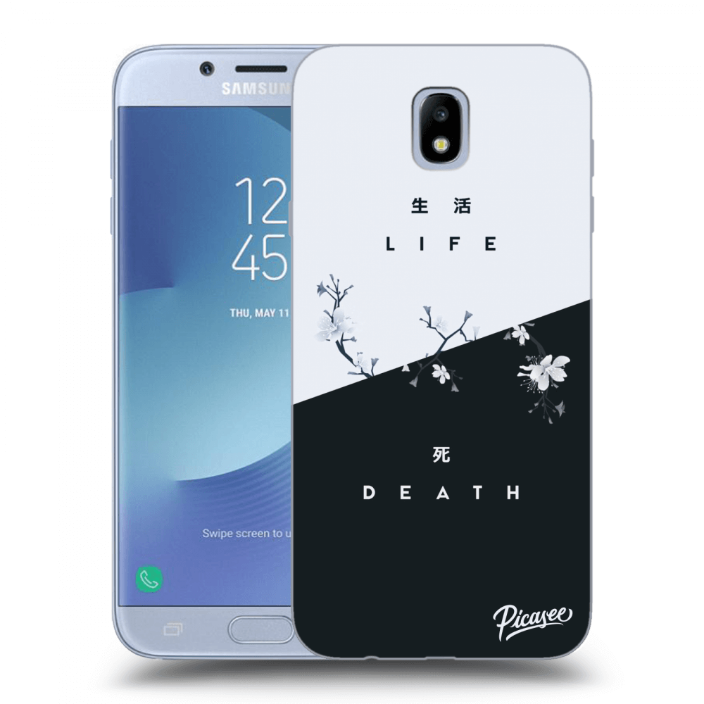 Picasee silikonový průhledný obal pro Samsung Galaxy J7 2017 J730F - Life - Death