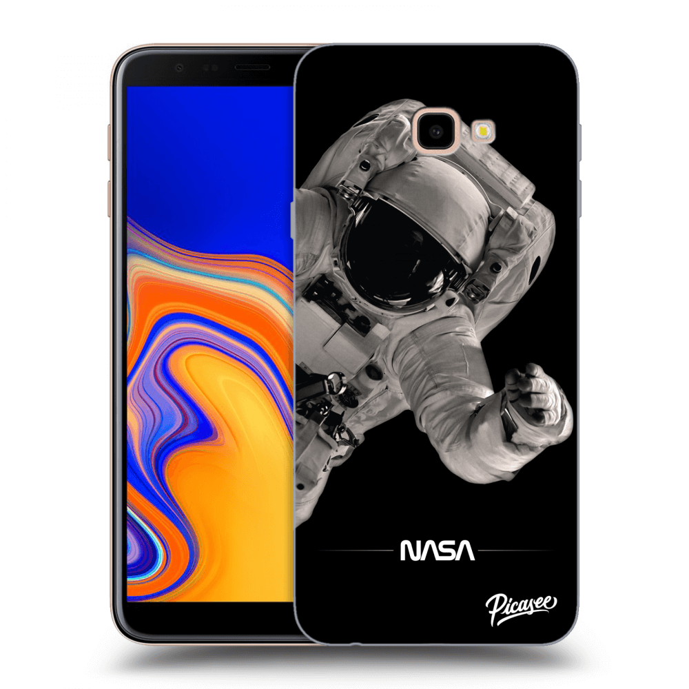 Picasee silikonový průhledný obal pro Samsung Galaxy J4+ J415F - Astronaut Big