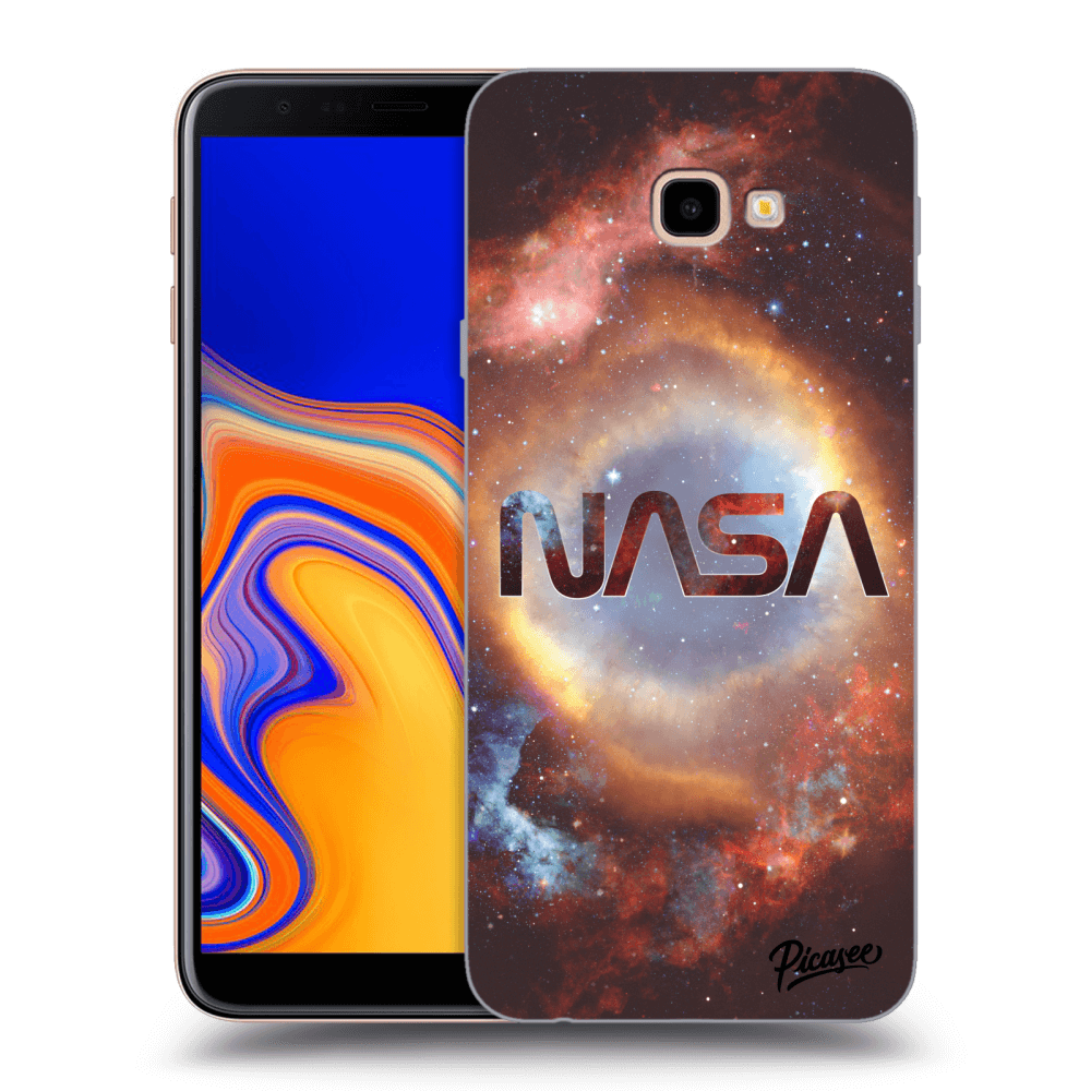 Picasee silikonový průhledný obal pro Samsung Galaxy J4+ J415F - Nebula