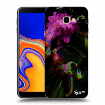 Picasee silikonový průhledný obal pro Samsung Galaxy J4+ J415F - Peony Color