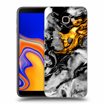 Obal pro Samsung Galaxy J4+ J415F - Black Gold 2