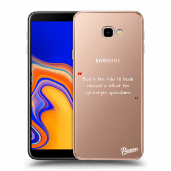 Obal pro Samsung Galaxy J4+ J415F - Správná láska Bílá