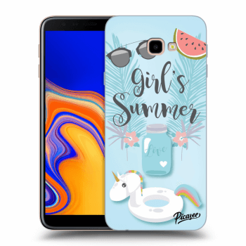 Picasee silikonový průhledný obal pro Samsung Galaxy J4+ J415F - Girls Summer