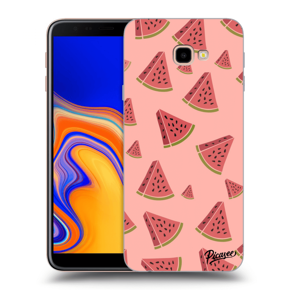 Picasee silikonový průhledný obal pro Samsung Galaxy J4+ J415F - Watermelon