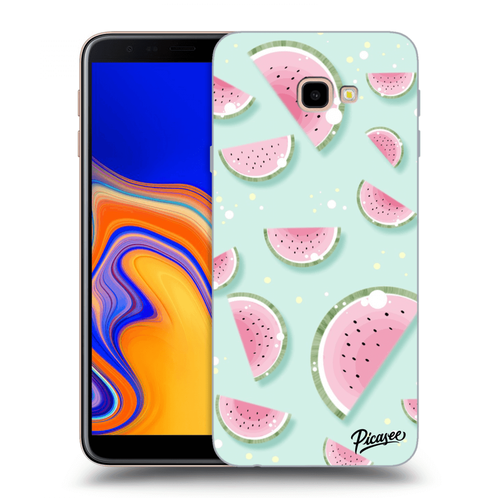 Picasee silikonový průhledný obal pro Samsung Galaxy J4+ J415F - Watermelon 2