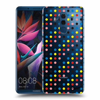 Picasee silikonový průhledný obal pro Huawei Mate 10 Pro - Colorful dots