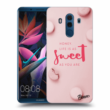 Picasee silikonový průhledný obal pro Huawei Mate 10 Pro - Life is as sweet as you are