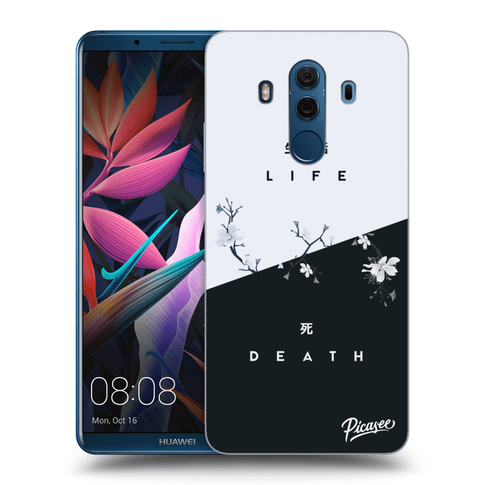 Picasee silikonový průhledný obal pro Huawei Mate 10 Pro - Life - Death