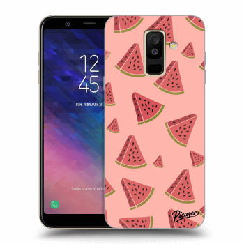 Picasee silikonový průhledný obal pro Samsung Galaxy A6+ A605F - Watermelon