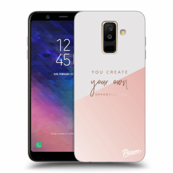 Picasee silikonový průhledný obal pro Samsung Galaxy A6+ A605F - You create your own opportunities