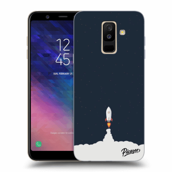 Picasee silikonový průhledný obal pro Samsung Galaxy A6+ A605F - Astronaut 2