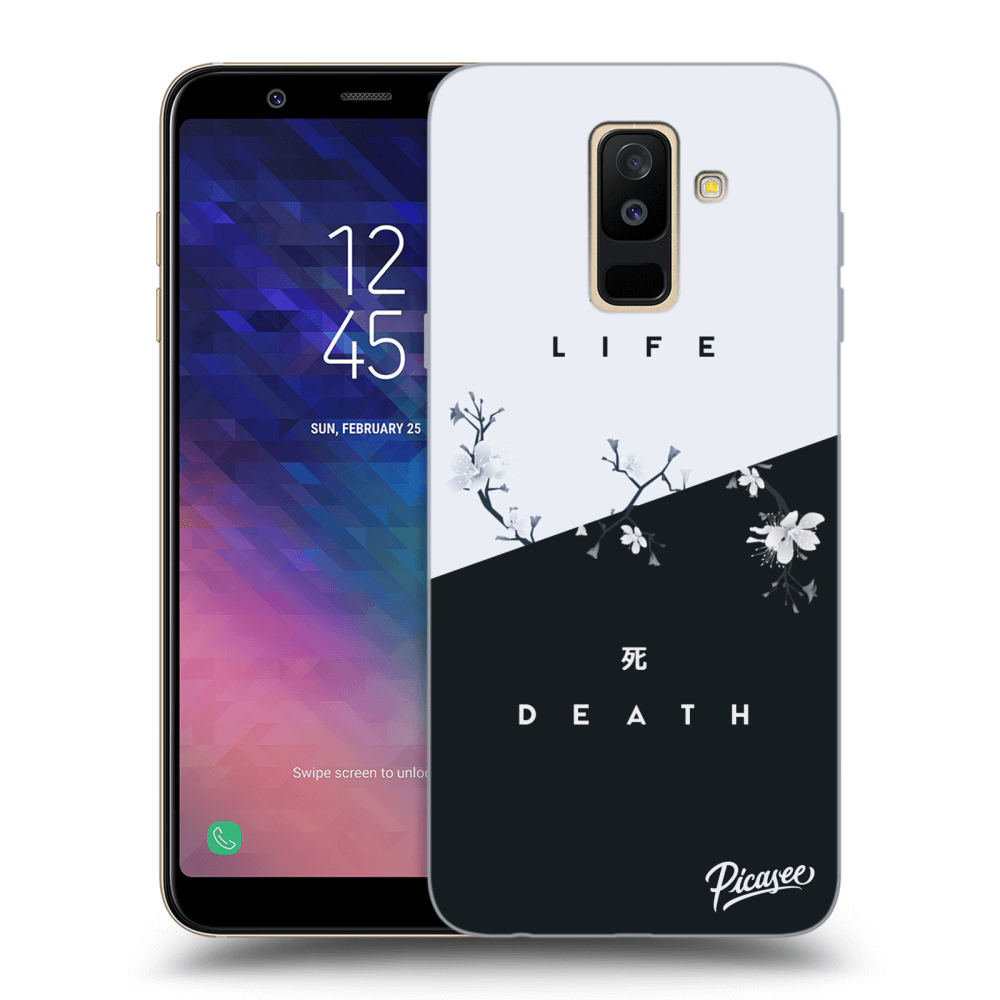 Picasee silikonový průhledný obal pro Samsung Galaxy A6+ A605F - Life - Death