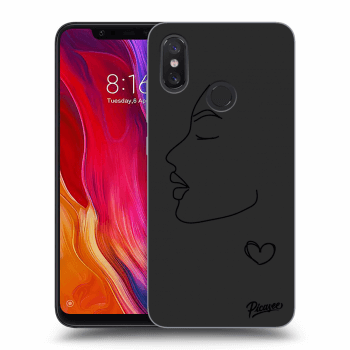 Picasee silikonový černý obal pro Xiaomi Mi 8 - Couple girl