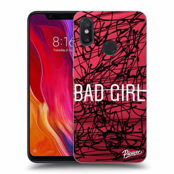 Picasee silikonový průhledný obal pro Xiaomi Mi 8 - Bad girl