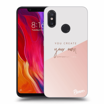 Picasee silikonový černý obal pro Xiaomi Mi 8 - You create your own opportunities