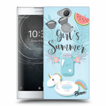 Picasee silikonový průhledný obal pro Sony Xperia XA2 - Girls Summer