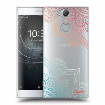 Picasee silikonový průhledný obal pro Sony Xperia XA2 - Flowers pattern