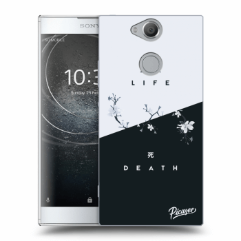 Picasee silikonový průhledný obal pro Sony Xperia XA2 - Life - Death