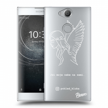 Picasee silikonový průhledný obal pro Sony Xperia XA2 - Heaven White