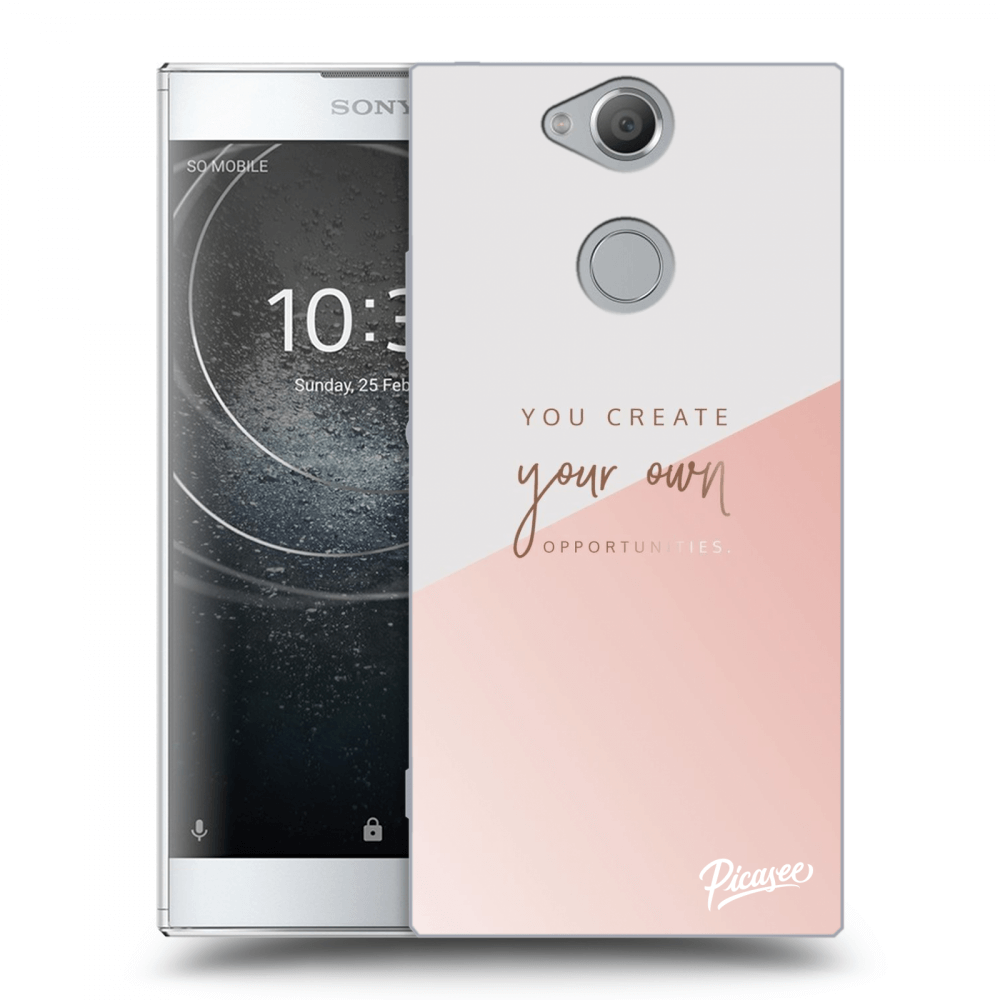 Picasee silikonový průhledný obal pro Sony Xperia XA2 - You create your own opportunities