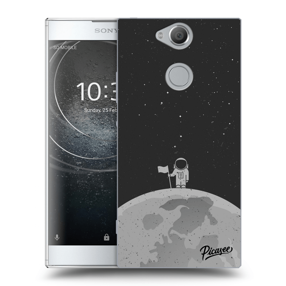 Picasee silikonový průhledný obal pro Sony Xperia XA2 - Astronaut