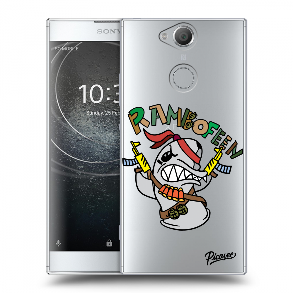 Picasee silikonový průhledný obal pro Sony Xperia XA2 - Rambofen