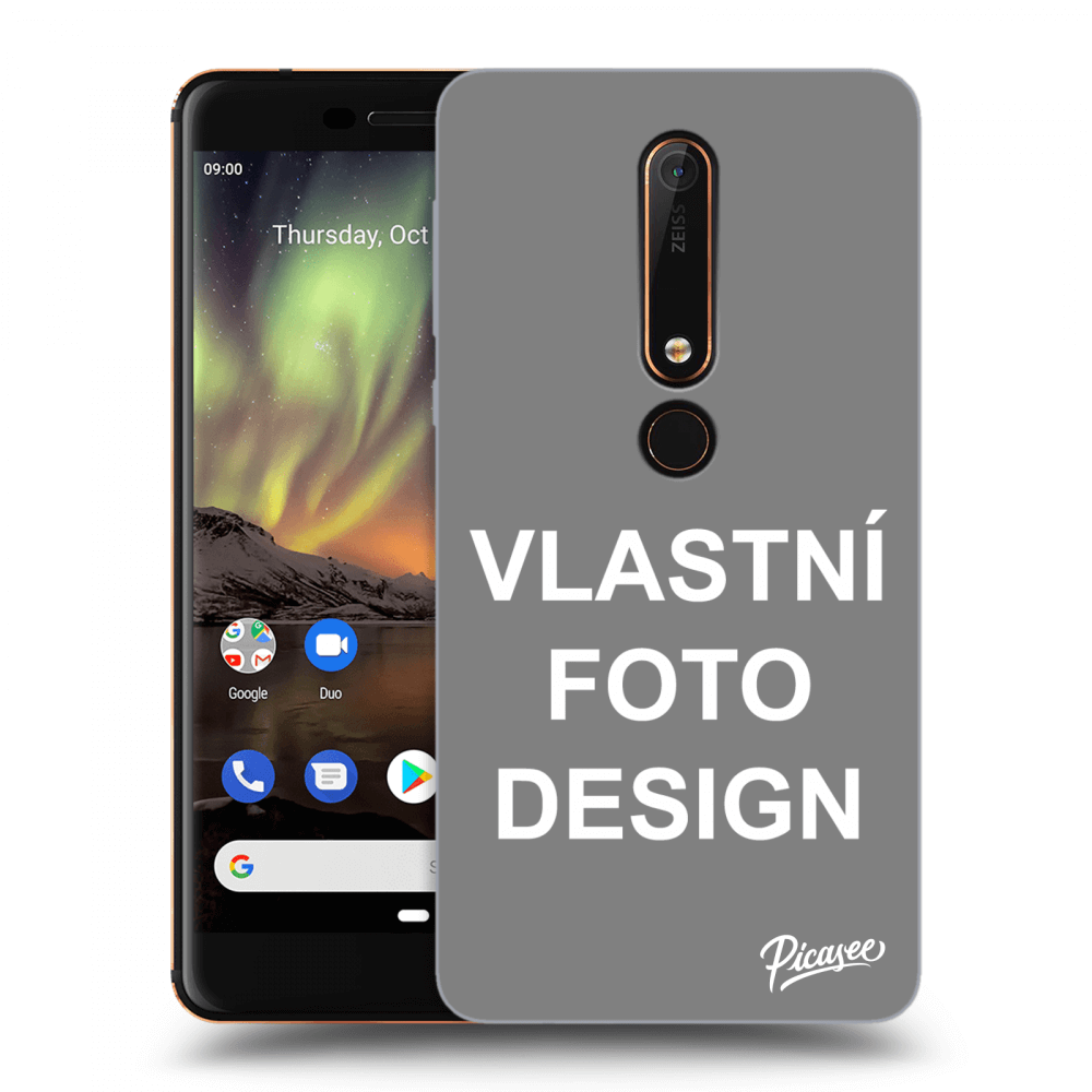 Picasee silikonový průhledný obal pro Nokia 6.1 - Vlastní fotka/motiv