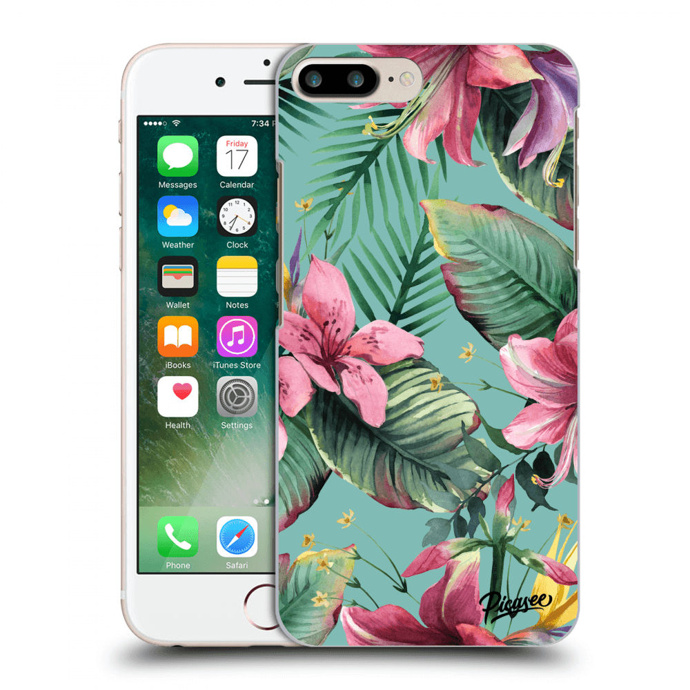 Picasee silikonový černý obal pro Apple iPhone 7 Plus - Hawaii