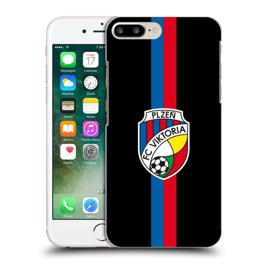 Picasee silikonový černý obal pro Apple iPhone 7 Plus - FC Viktoria Plzeň H