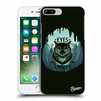 Picasee silikonový průhledný obal pro Apple iPhone 7 Plus - Forest owl