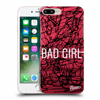 Picasee silikonový černý obal pro Apple iPhone 7 Plus - Bad girl