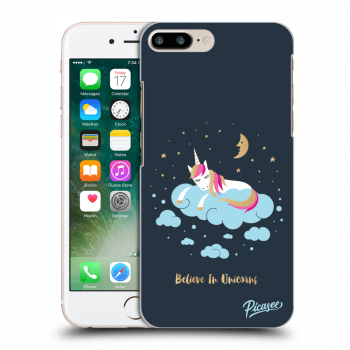 Picasee silikonový průhledný obal pro Apple iPhone 7 Plus - Believe In Unicorns