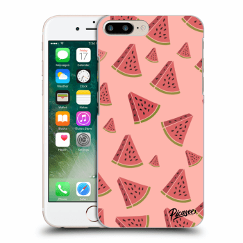 Picasee silikonový průhledný obal pro Apple iPhone 7 Plus - Watermelon