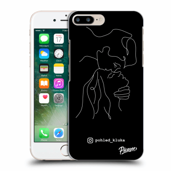 Picasee silikonový černý obal pro Apple iPhone 7 Plus - Forehead kiss White