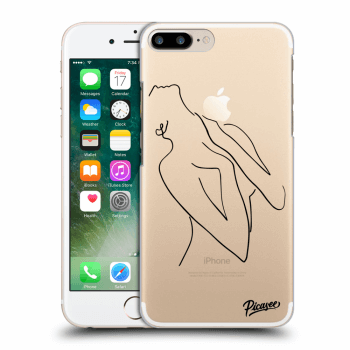 Picasee silikonový průhledný obal pro Apple iPhone 7 Plus - Sensual girl