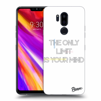 Picasee silikonový průhledný obal pro LG G7 ThinQ - The only limit is your mind
