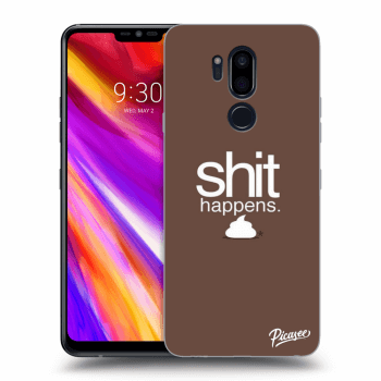 Picasee silikonový průhledný obal pro LG G7 ThinQ - Shit happens