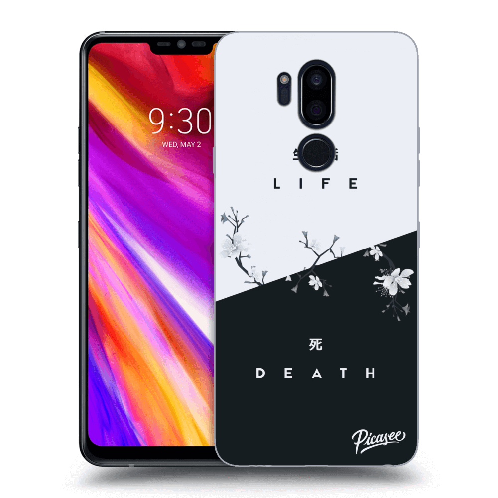 Picasee silikonový průhledný obal pro LG G7 ThinQ - Life - Death
