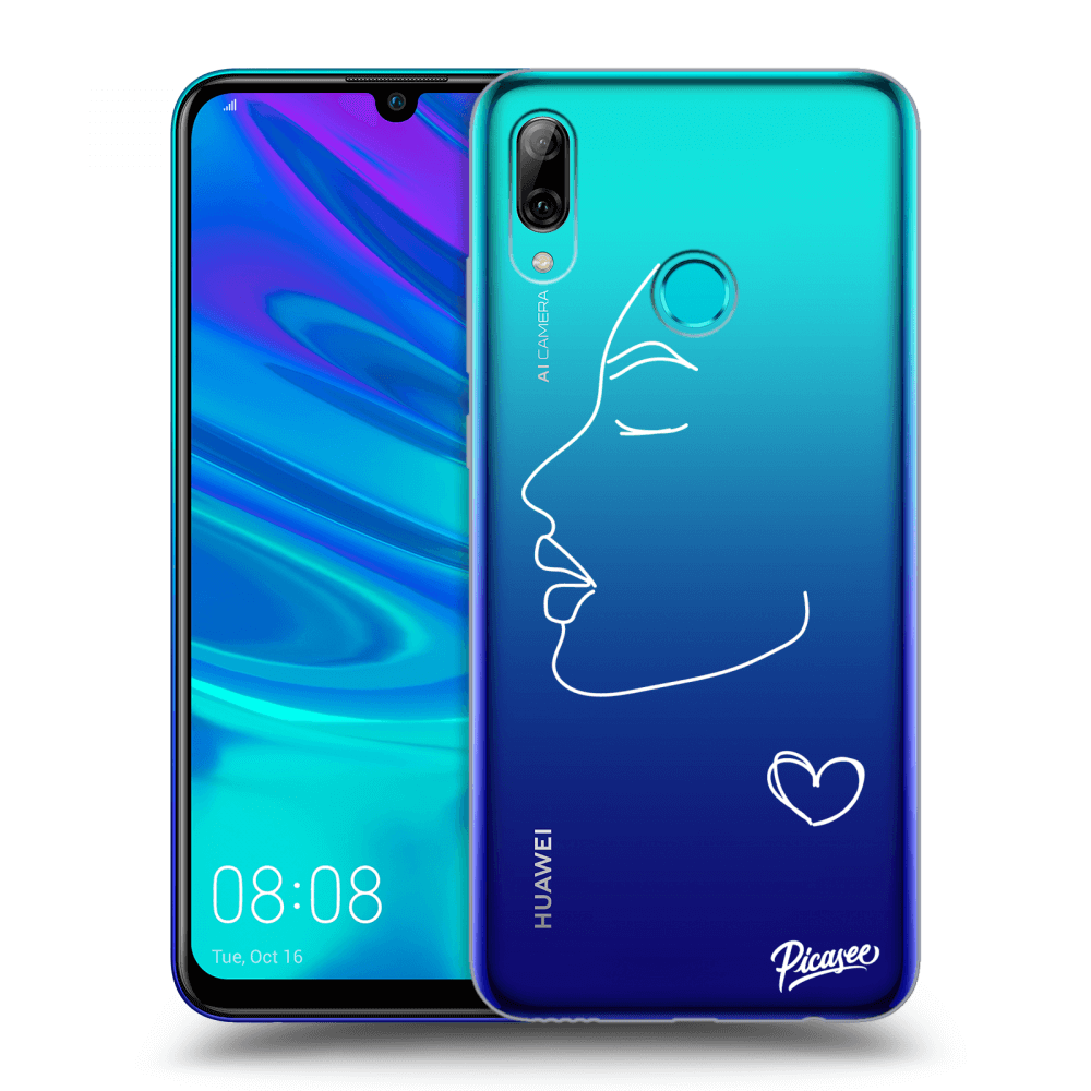 Picasee silikonový průhledný obal pro Huawei P Smart 2019 - Couple girl White