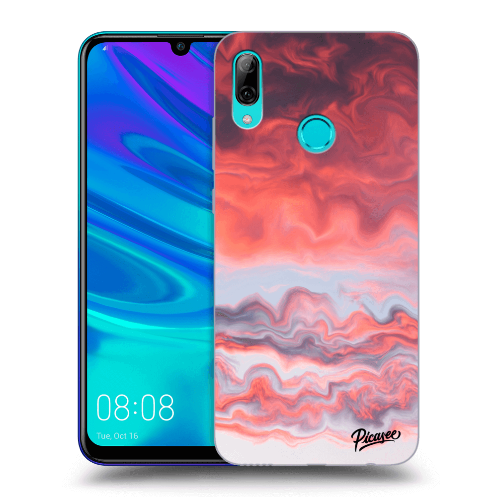 Picasee silikonový průhledný obal pro Huawei P Smart 2019 - Sunset