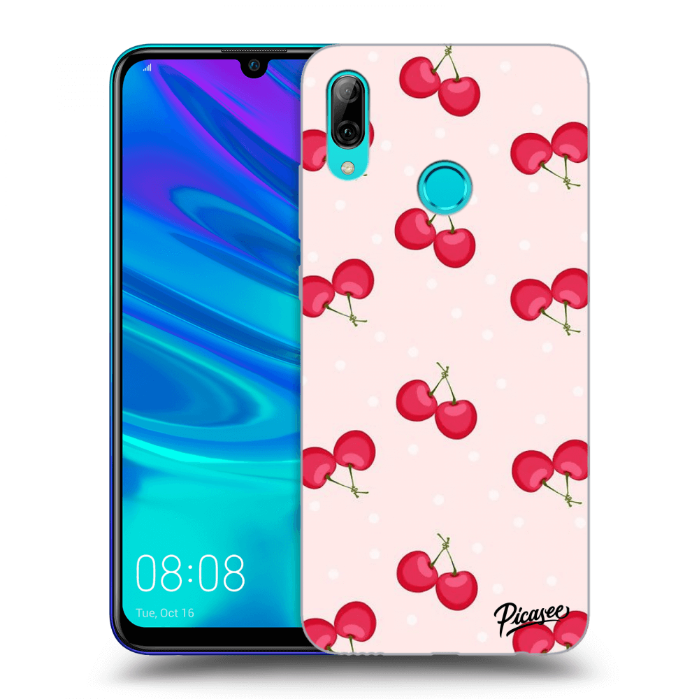 Picasee silikonový černý obal pro Huawei P Smart 2019 - Cherries