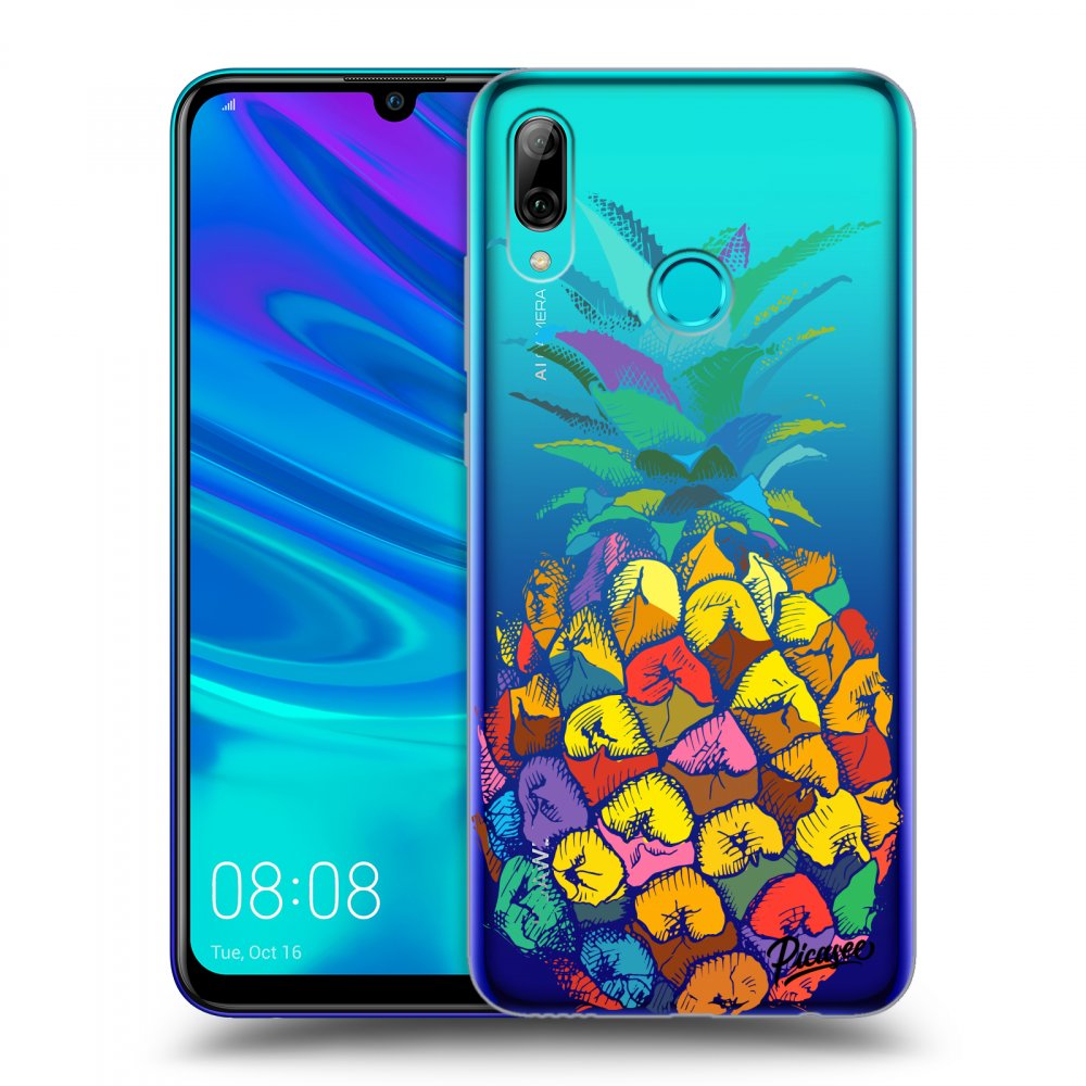 Picasee silikonový průhledný obal pro Huawei P Smart 2019 - Pineapple
