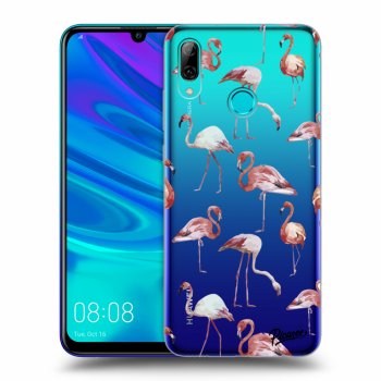 Picasee silikonový průhledný obal pro Huawei P Smart 2019 - Flamingos
