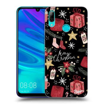 Picasee silikonový černý obal pro Huawei P Smart 2019 - Christmas