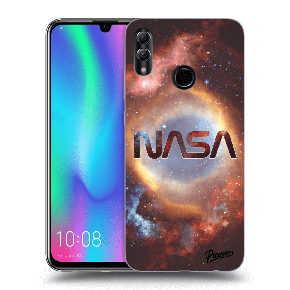 Picasee silikonový černý obal pro Honor 10 Lite - Nebula
