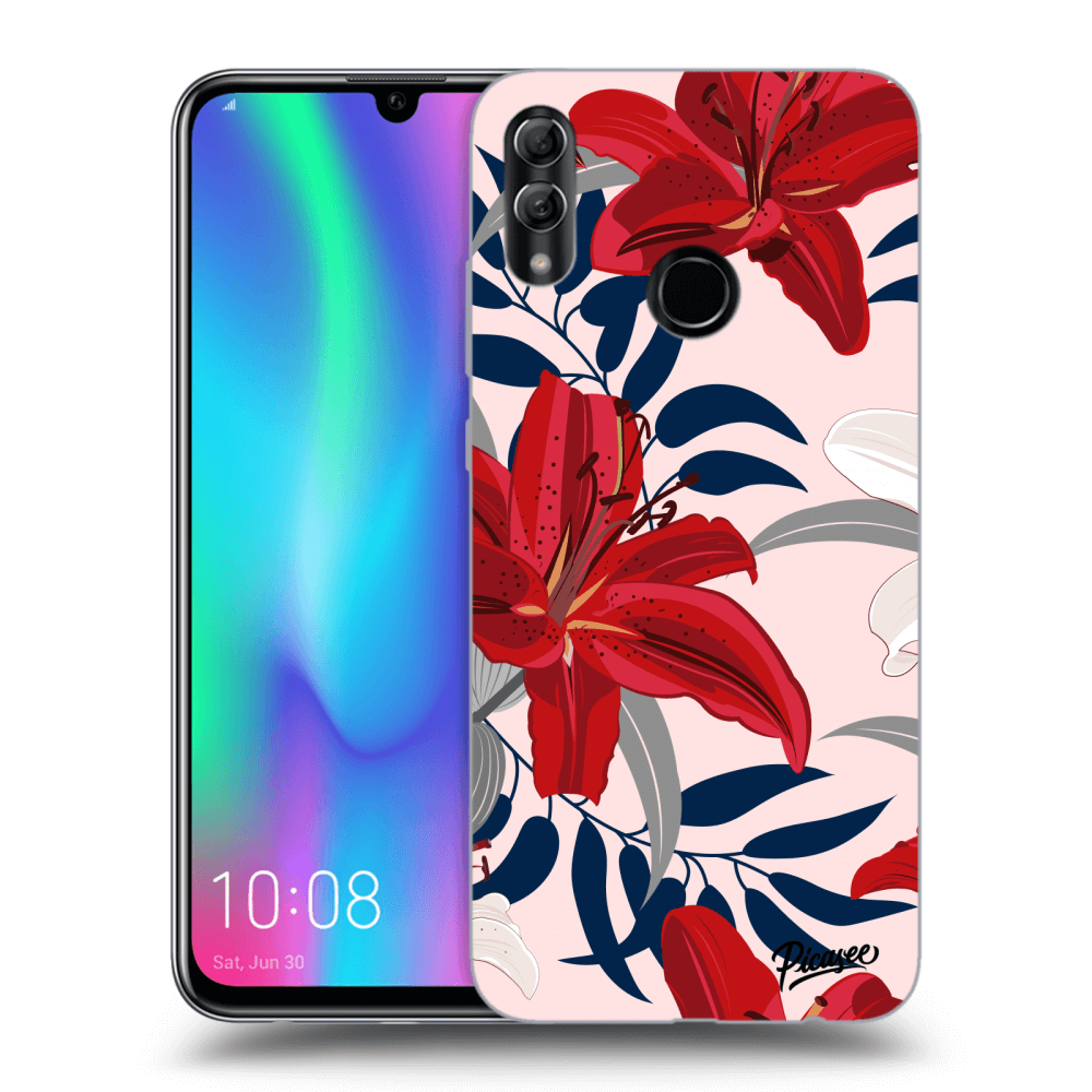 Picasee ULTIMATE CASE pro Honor 10 Lite - Red Lily