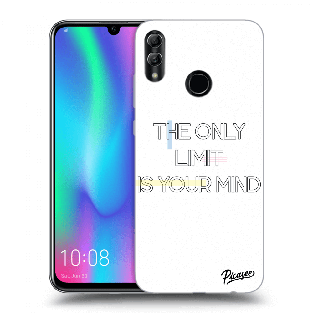 Picasee silikonový černý obal pro Honor 10 Lite - The only limit is your mind
