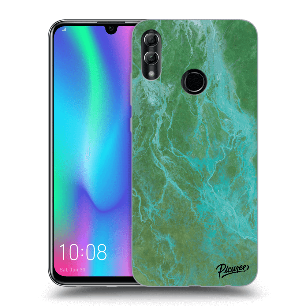 Picasee ULTIMATE CASE pro Honor 10 Lite - Green marble